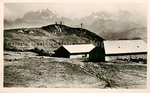 AK / Ansichtskarte  Praz-de-Lys_Taninges_74_Haute-Savoie Panorama Aiguilles du Midi Alpes 