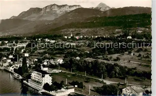 AK / Ansichtskarte  Maxilly-sur-Leman_74_Haute-Savoie Hôtel Lumina Lac Léman au fond les Mémises et Dent d Oche Alpes vue aérienne 