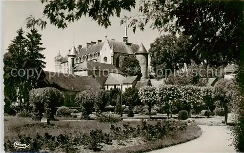 AK / Ansichtskarte  Lapalisse_03_Allier Le Jardin Public et le Chateau 