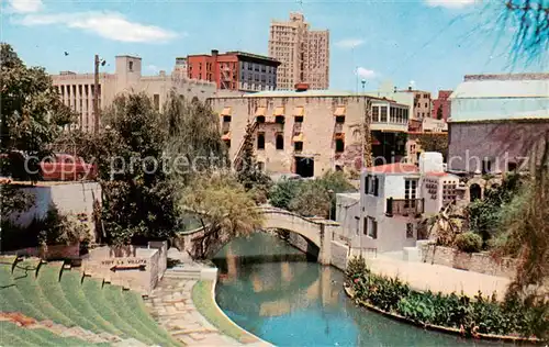 AK / Ansichtskarte  San_Antonio_Texas Arneson River Theater on the Banks of the San Antonio River 