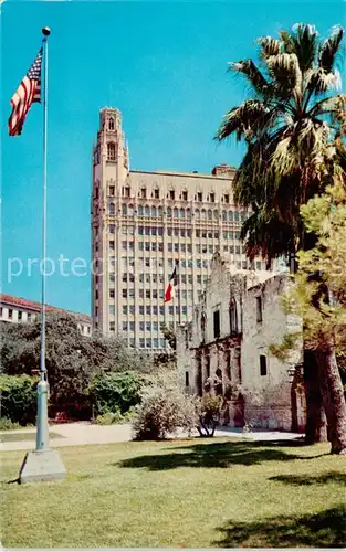 AK / Ansichtskarte  San_Antonio_Texas The Alamo with Medical Arts Building  