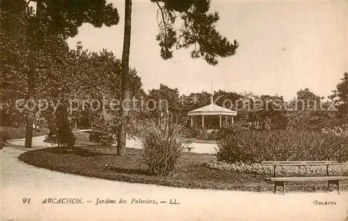 AK / Ansichtskarte  Arcachon_33_Gironde Jardins des Palmiers 
