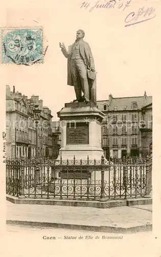 AK / Ansichtskarte  Caen_14 Statue de Elie de Beaumont 