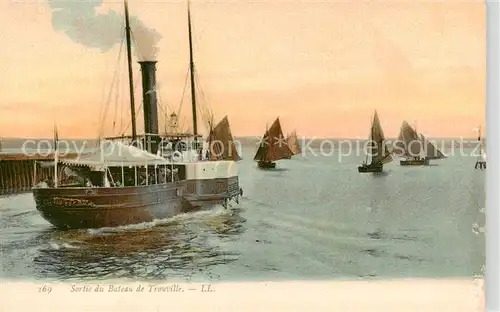 AK / Ansichtskarte  Trouville-Deauville ssortie du Bateau de Trouville Trouville-Deauville