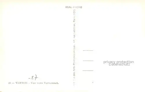 AK / Ansichtskarte  Vernon_27_Eure Vue vers Vernonnet 