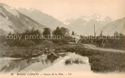 AK / Ansichtskarte  Bourg-d_Oisans_38_Isere Source de la Rive 