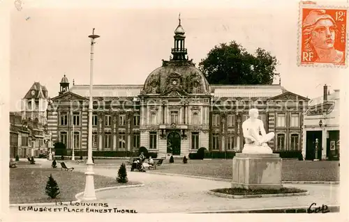 AK / Ansichtskarte  Louviers_27_Eure Le Musee et Place Ernest Thorel 