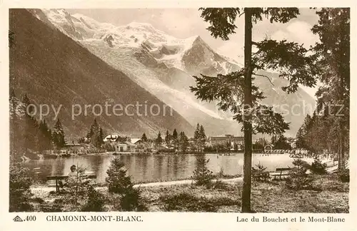 AK / Ansichtskarte  Chamonix_74_Haute-Savoie Lac du Bouchet et le Mont Blanc 