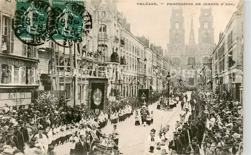 AK / Ansichtskarte  Orleans_45_Loiret Procession de Jeanne d'Arc 