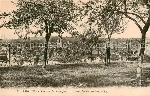 AK / Ansichtskarte  Lisieux_14 Vuesur la Ville pris a travers les Pommiers 