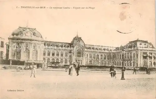 AK / Ansichtskarte  Trouville-sur-Mer Le nouveau Casino Facade sur la Plage Trouville-sur-Mer