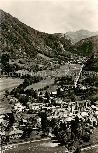 AK / Ansichtskarte  Saint-Jeoire Vue generale aerienne Dans le lointain Puilly Saint-Jeoire