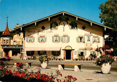 AK / Ansichtskarte Oberammergau Hotel Alte Post Oberammergau