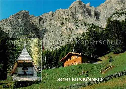 AK / Ansichtskarte Schlern_Voels_Suedtirol_IT Schlernboedele AVS Schutzhaus 