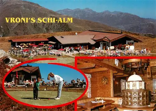 AK / Ansichtskarte Mayrhofen_Zillertal_AT Vronis Schi Alm Golf Kachelofen 