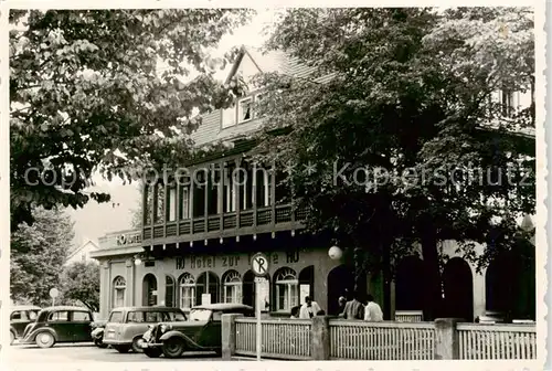 AK / Ansichtskarte Sitzendorf_Thueringen HO Hotel zur Linde Sitzendorf Thueringen