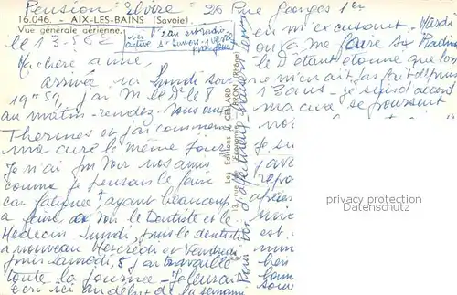 AK / Ansichtskarte Aix les Bains_73_Savoie Vue generale aerienne 