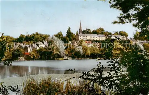 AK / Ansichtskarte Chateau la Valliere_37 Etang du Vol Joyeux et la Maison de Repost 