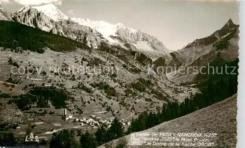 AK / Ansichtskarte Peisey Nancroix_73_Savoie Laig Rousse le Mont Pourri le Dome de la Sache 