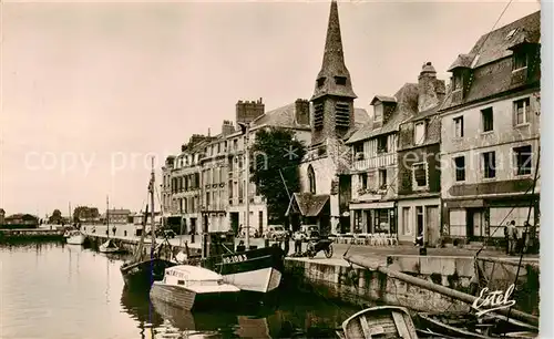 AK / Ansichtskarte Honfleur Bassin de lOuest St Etienne  Honfleur