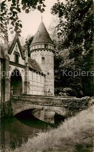 AK / Ansichtskarte Conde sur Iton Entree du vieux Chateau L Iton Conde sur Iton