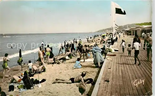 AK / Ansichtskarte Deauville sur Mer La Plage  