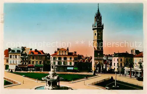AK / Ansichtskarte Evreux_27_Eure La place  de lHotel de Ville et le Beffroi 