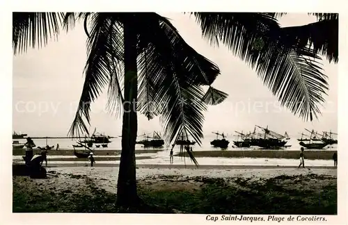 AK / Ansichtskarte Saigon_Vietnam Cap Saint Jacques Plage de Cocoliers 