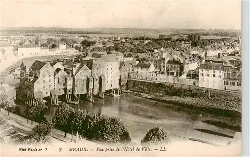 AK / Ansichtskarte Meaux_77_Seine et Marne Vue prise de lHotel de Ville 