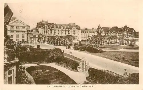 AK / Ansichtskarte Cabourg_14_Calvados Jardin du Casino 