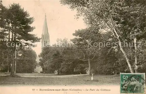 AK / Ansichtskarte Bernieres sur Mer_14_Calvados Le Parc du Chateau L Eglise 