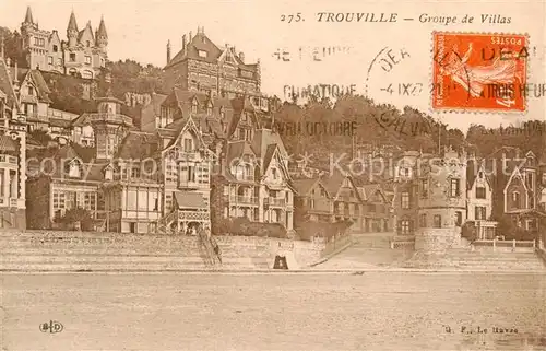 AK / Ansichtskarte Trouville sur Mer Groupe de Villas Trouville sur Mer
