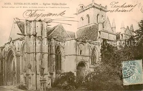 AK / Ansichtskarte Dives_ sur Mer_14_Calvados Eglise Notre Dame