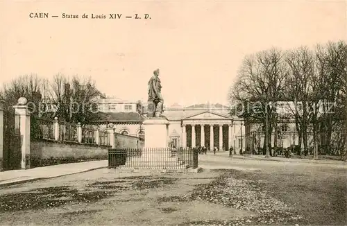AK / Ansichtskarte Caen_14 Statue de Louis XIV 