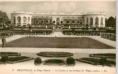 AK / Ansichtskarte Deauville sur Mer Le Casino et les Jardins 