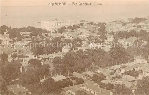 AK / Ansichtskarte Arcachon_33_Gironde Vue generale aerienne 
