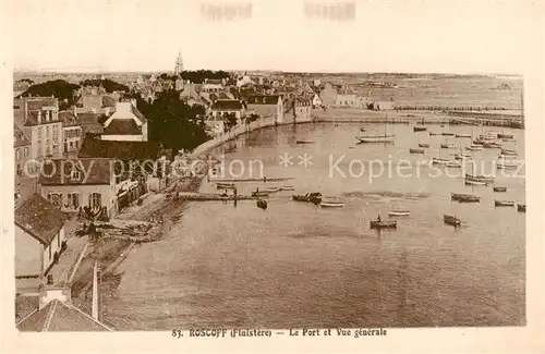 AK / Ansichtskarte Roscoff_29_Finistere Le Port et Vue generale 