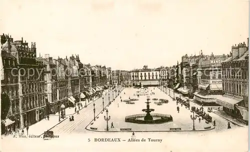 AK / Ansichtskarte Bordeaux_33 Allees de Tourny 