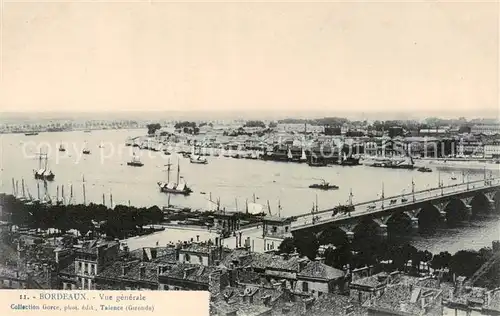 AK / Ansichtskarte Bordeaux_33 Vue generale 
