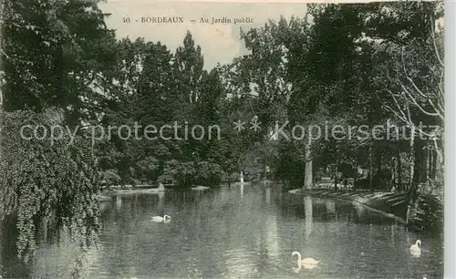 AK / Ansichtskarte Bordeaux_33 Au Jardin public 