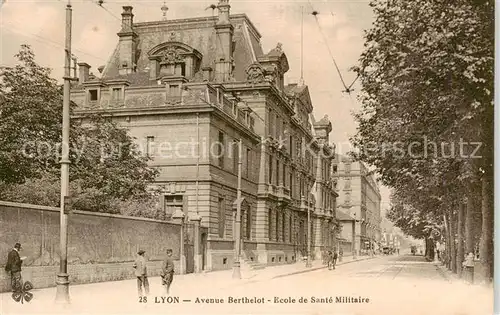 AK / Ansichtskarte Lyon_69_Rhone Avenue Berthelot Ecole de Sante Militaire 