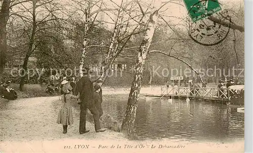 AK / Ansichtskarte Lyon_69_Rhone Parc de la Tete dOr Le Debarcadere 