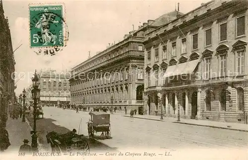 AK / Ansichtskarte Bordeaux_33 La Prefecture Cours du Chapeau Rouge 