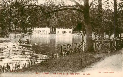AK / Ansichtskarte Lyon_69_Rhone Au Parc de la Tete dOr Le Lac 