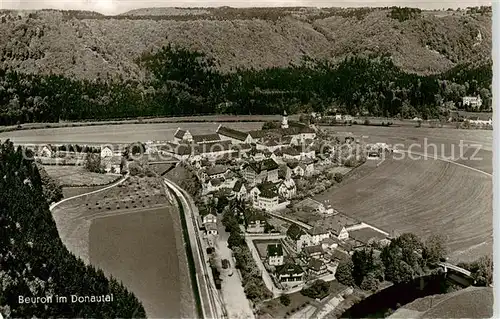 AK / Ansichtskarte Beuron_Donautal Fliegeraufnahme Beuron Donautal