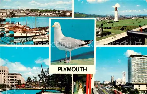 AK / Ansichtskarte Plymouth__UK_South_West The Barbican Armada Way Smeatons Tower Royal Parade 