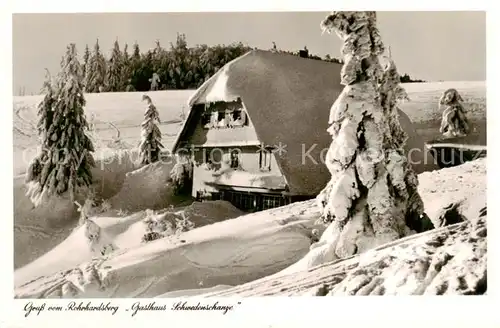 AK / Ansichtskarte Furtwangen Gasthaus zur Schwedenschanze Furtwangen
