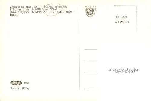AK / Ansichtskarte Zdiar_Vysoke_Tatry_SK Erholungsheim Magura 