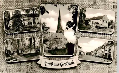 AK / Ansichtskarte Grefrath_Niederrhein Teilansichten Kirche Grefrath Niederrhein