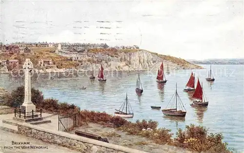 AK / Ansichtskarte Brixham_UK From the War Memorial 